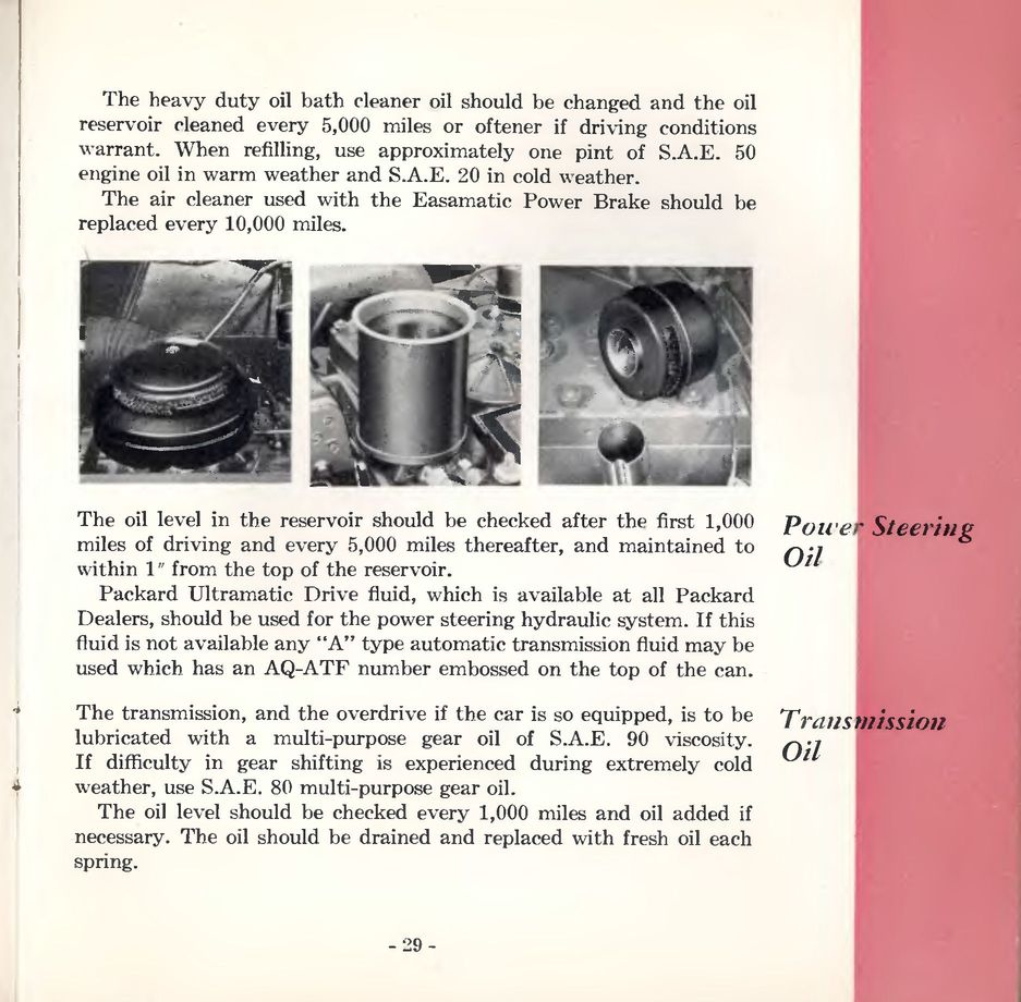 1953 Packard Owners Manual Page 14